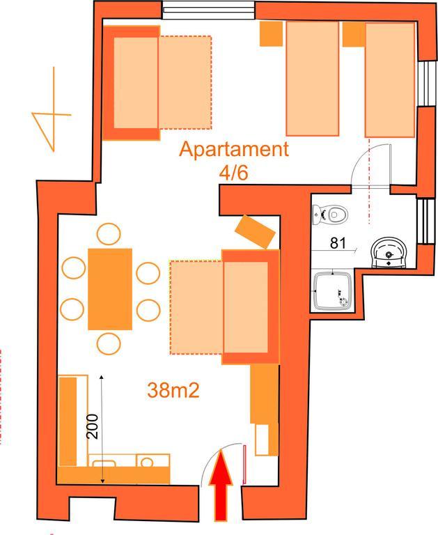 ايستينبا Apartamenty Kubalonka الغرفة الصورة